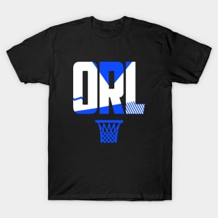 Throwback Orlando Basketball Art T-Shirt